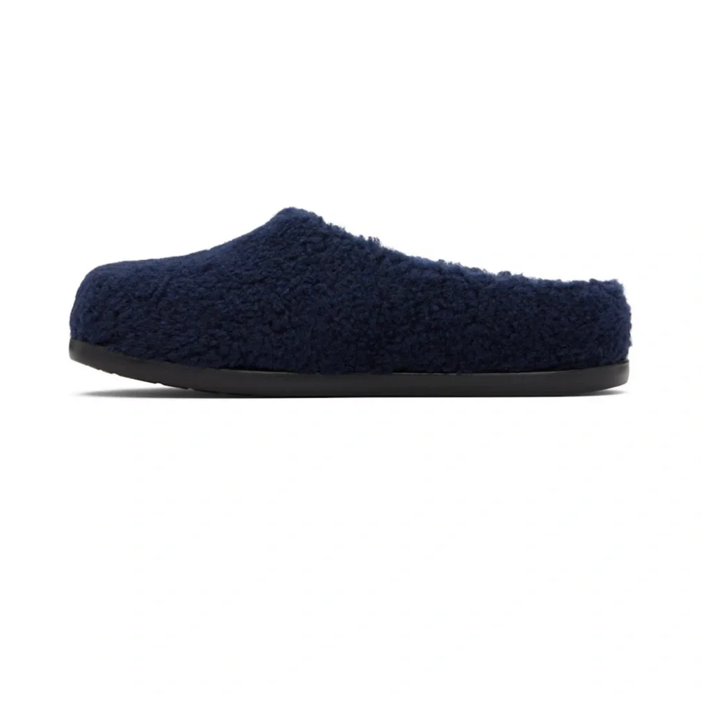 Marni Kids Navy Patch Mule 32